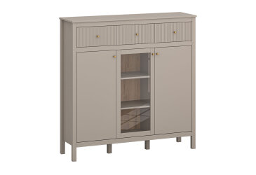 Komoda 2d1w3s (G) taupe Kleo