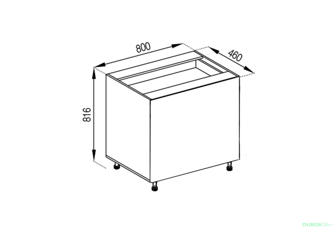 Korpus N 80 3Z (2+1) LUX