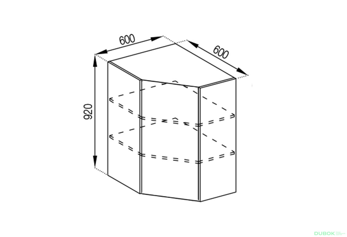 Korpus V 60x60 (h-920)