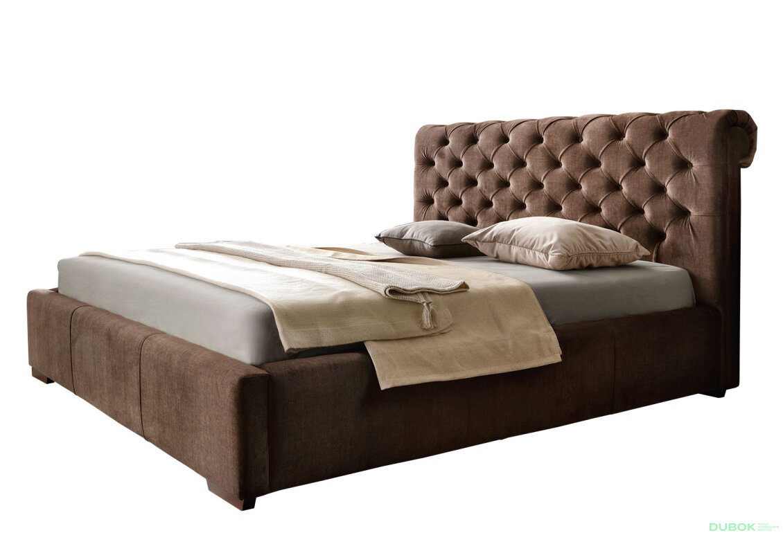 Postel Manchester 180x200 Vogue 6 Sic, podhlavník 106, C4 Ořech