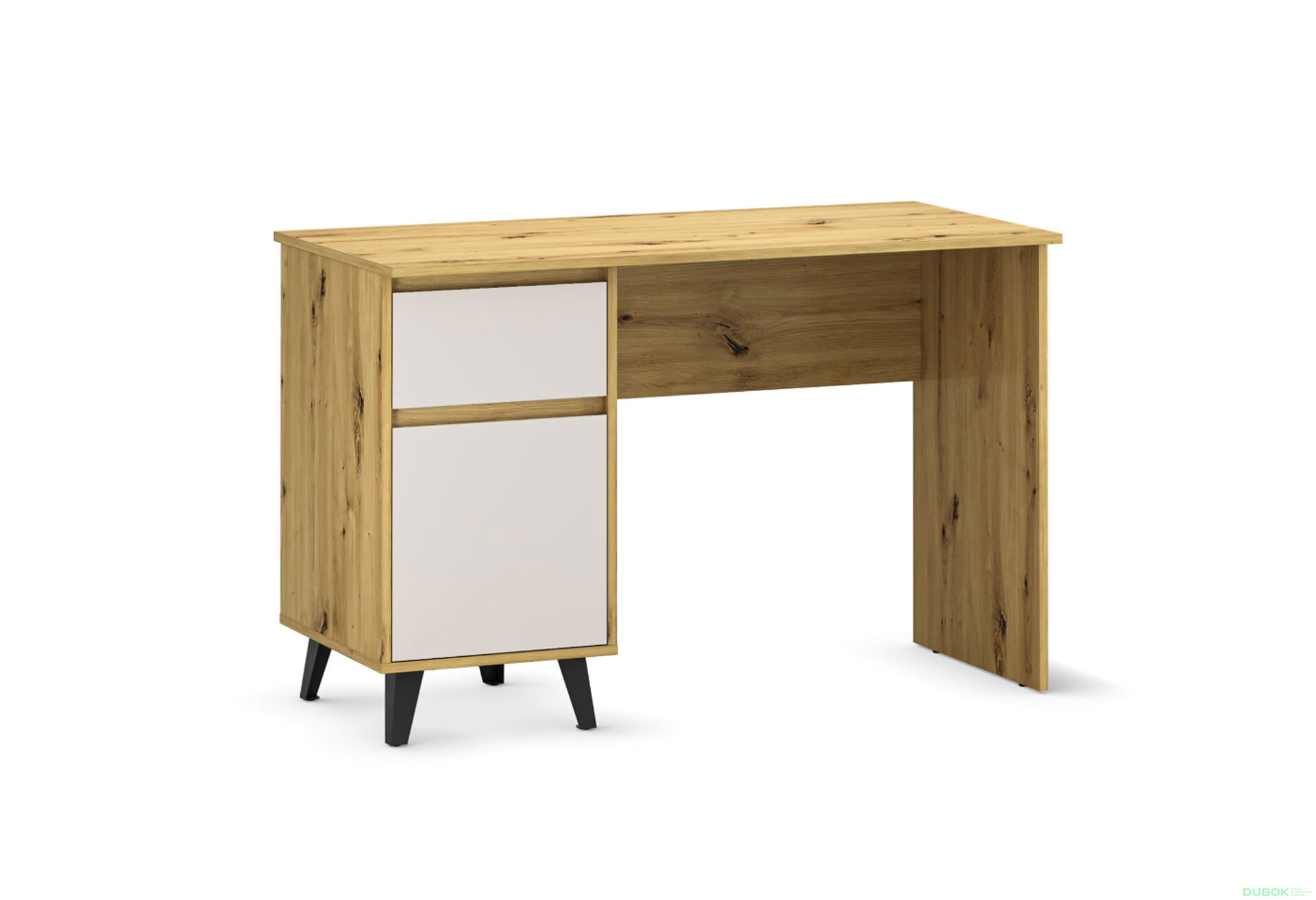 Obrázek 1 - Psací stůl BORG 1d1s/120 dub artisan / kašmír