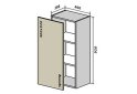 Obrázek 1 - V43 Skříňka 1D 40 Interno