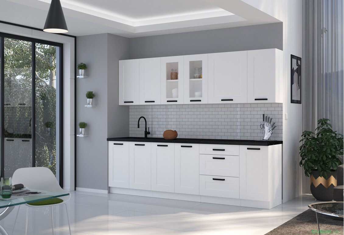 Obrázek 5 - Modulární kuchyně Luna bílá