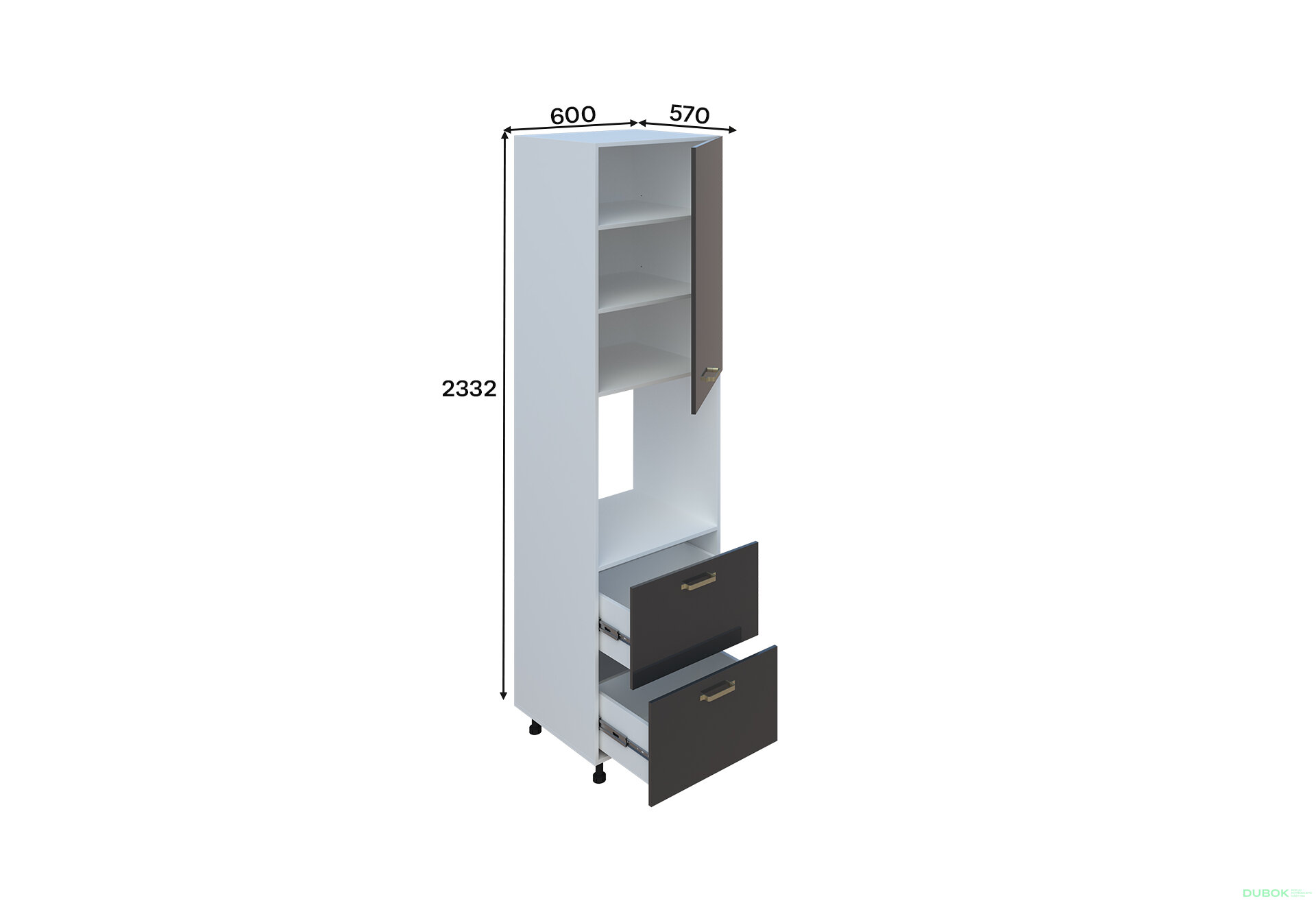 Obrázek 1 - Penál 60 DZ LUX (h-920) Liona