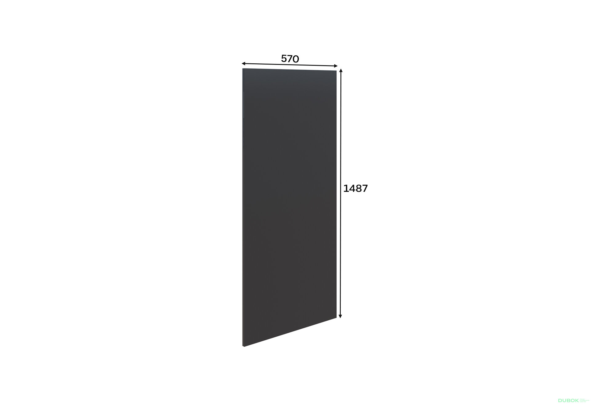 Obrázek 1 - Kuchyňské panely Liona P Vnitřní panel (h-920) Pro pracovní desku 28 mm
