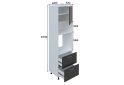 Obrázek 1 - Penál 60 DZ Pro mikrovlnnou troubu (h-920) LUX Liona
