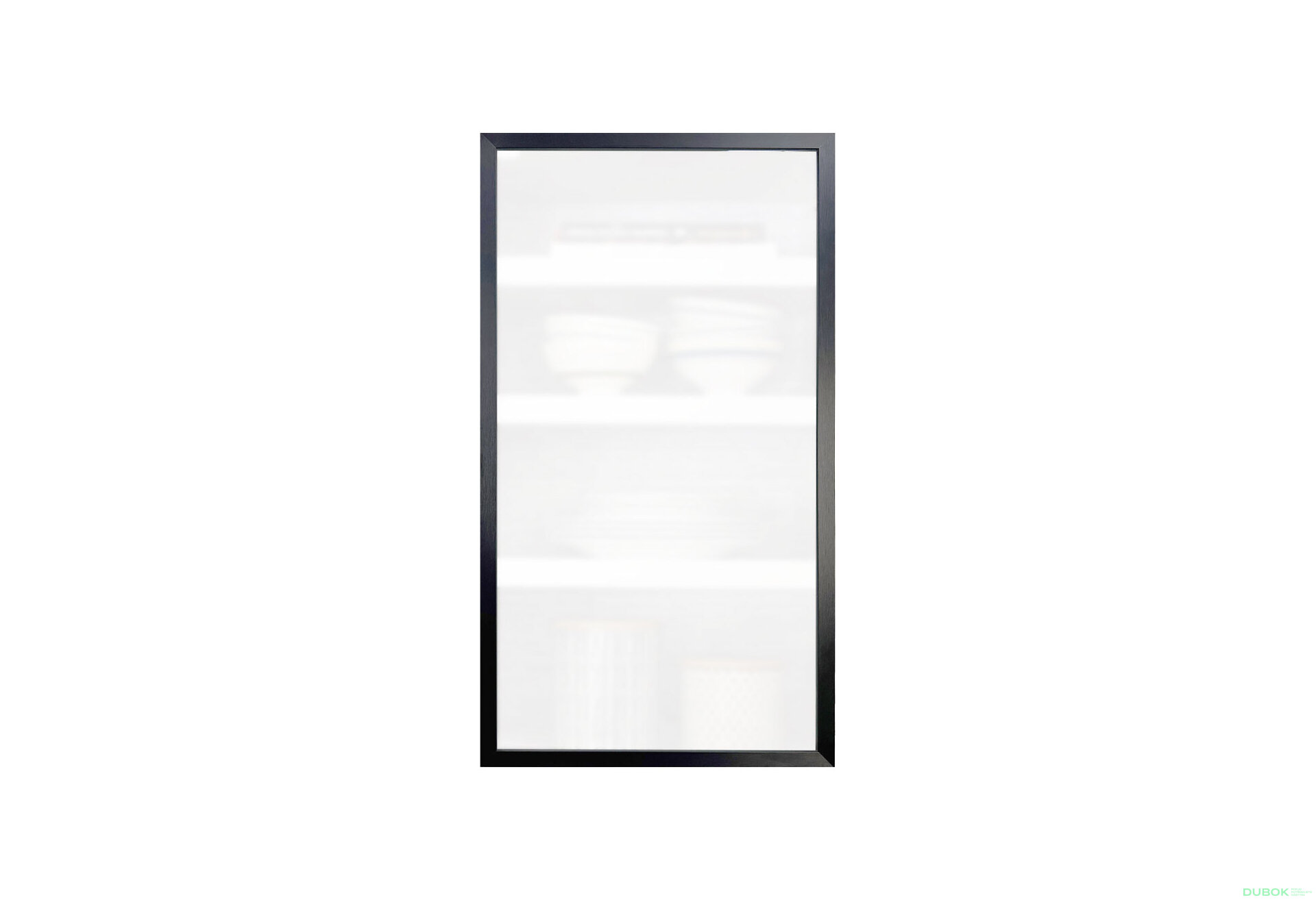 Obrázek 1 - Skleněná matná fasáda 913x296 (V30 h-920), rám černý kov