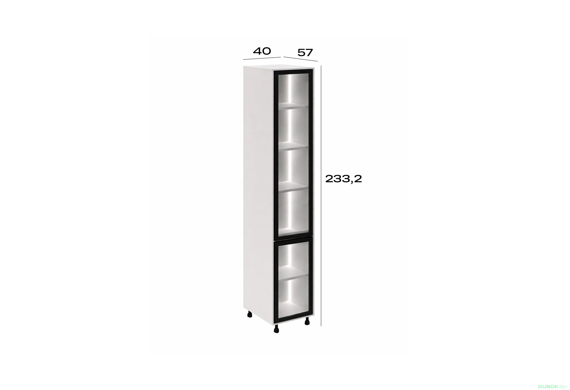 Obrázek 2 - Penál P 40 Sk (920) LED bílý