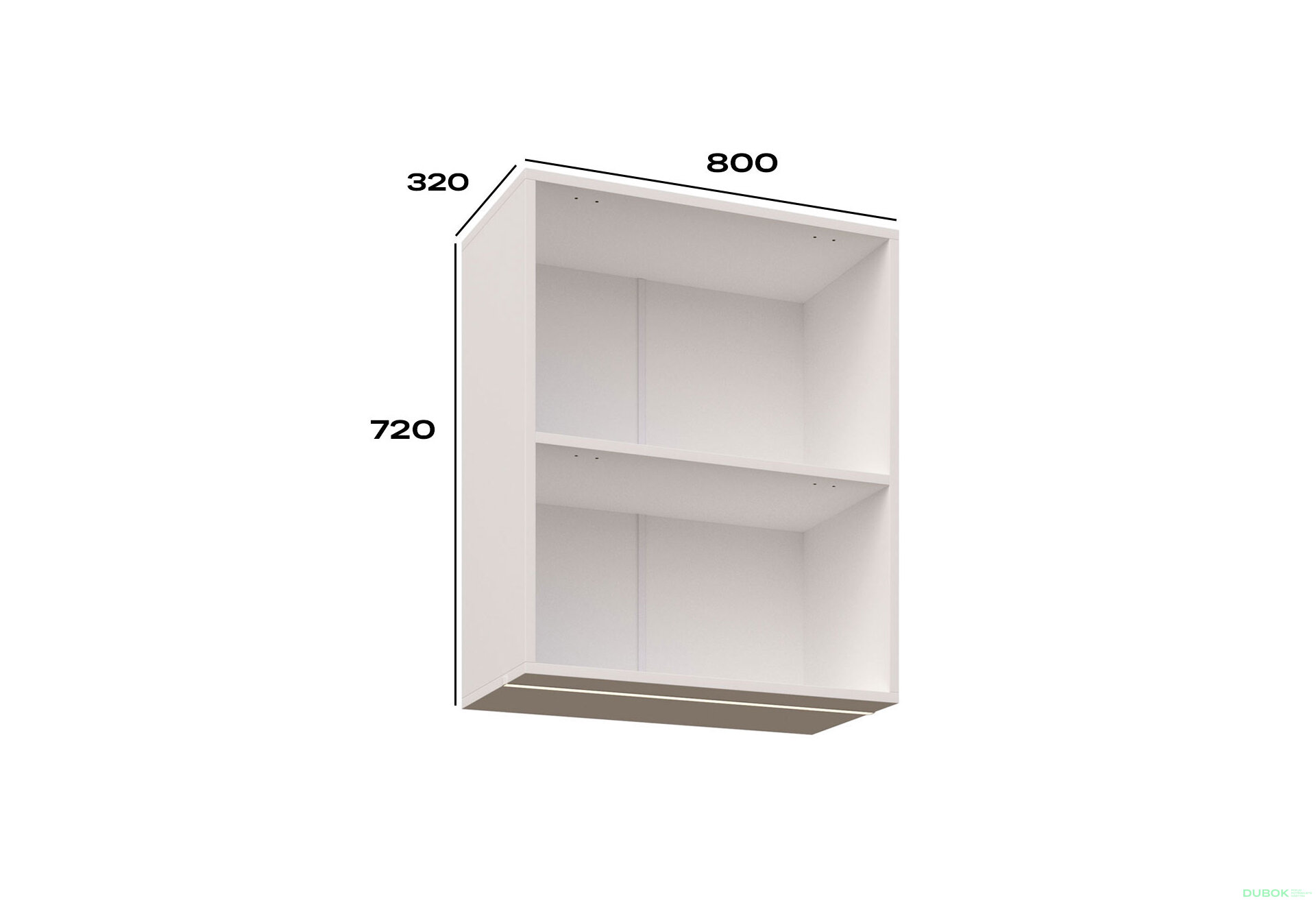 Obrázek 2 - Korpus V 80 B Free Fold LED