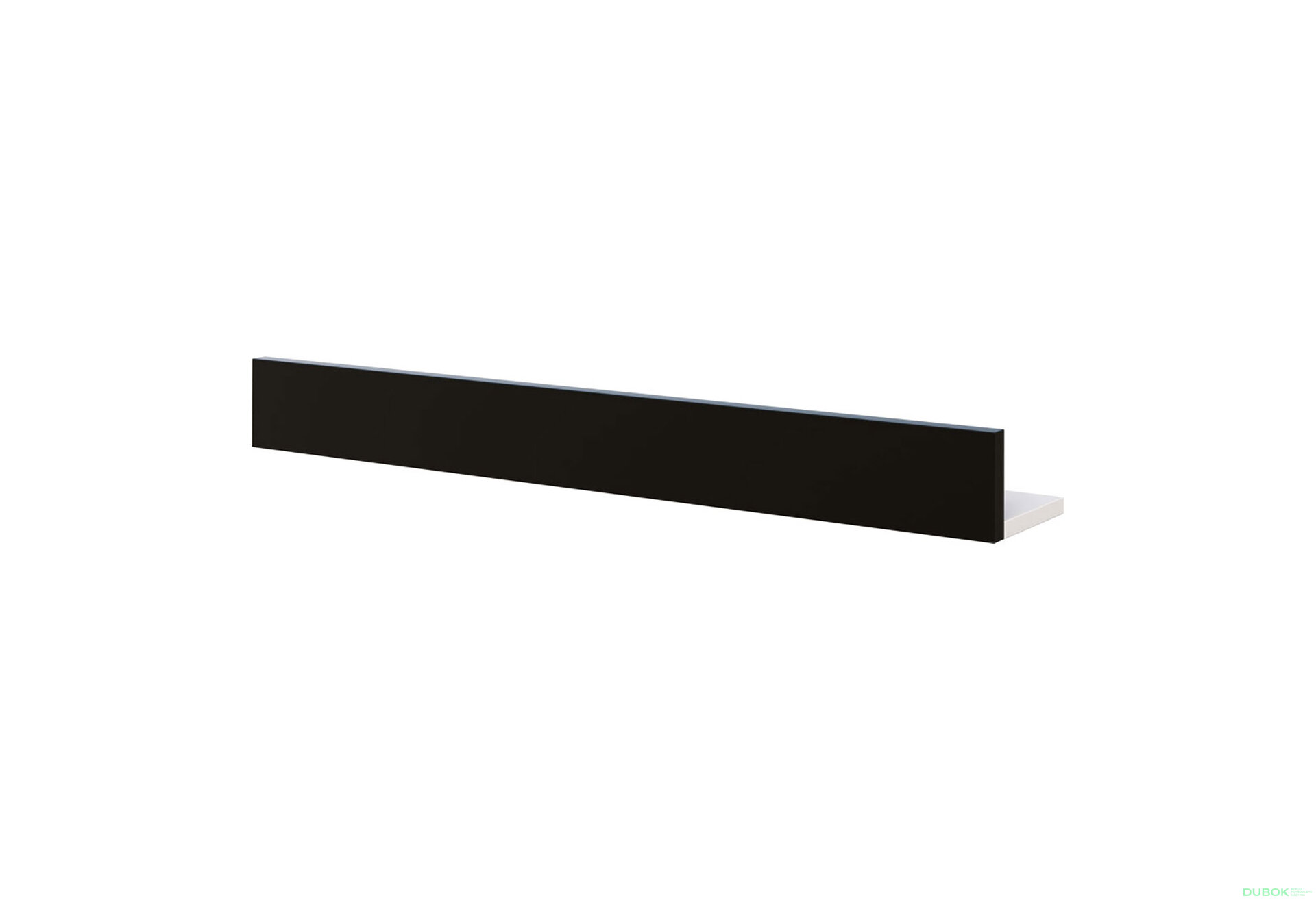 Obrázek 1 - Římsa PET MDF 1 m.kv. nestandard, barva: chrom šedý lesk; šířka: 1620 mm; výška: 100 mm