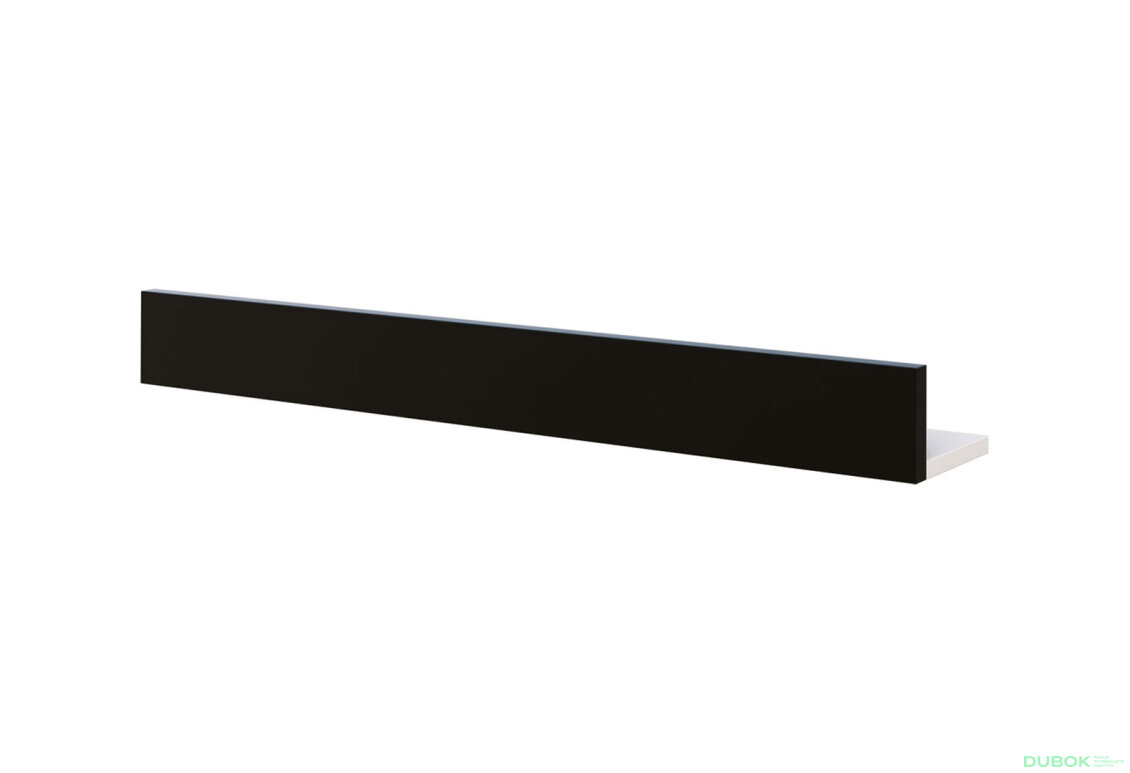 Římsa PET MDF 1 m.kv. nestandard, barva: chrom šedý lesk; šířka: 1620 mm; výška: 100 mm