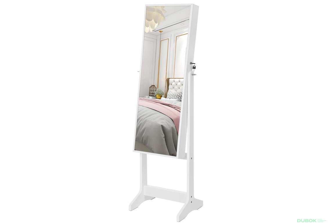 Skříňka se zrcadlem na šperky - JJC69WT