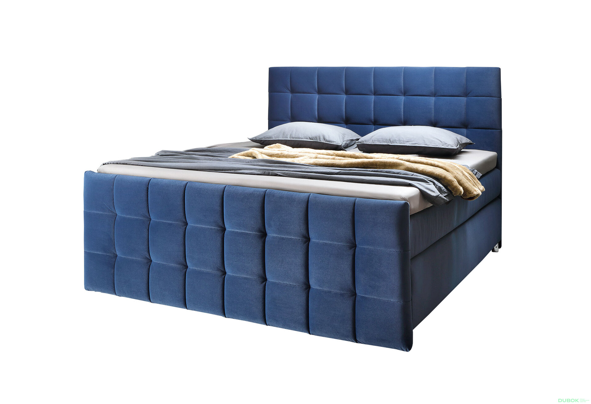 Obrázek 1 - Postel Imperia 180x200 s roštem Matt Velvet 79 Davis, Hard-Top 9 cm