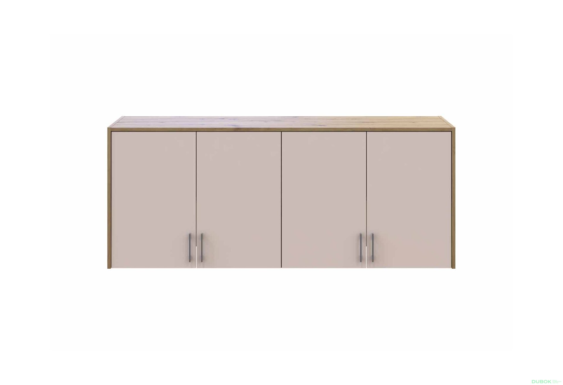 Obrázek 2 - Nástavba Rondi 4 dřevotříska 160x52x65 dub artisan / kašmír
