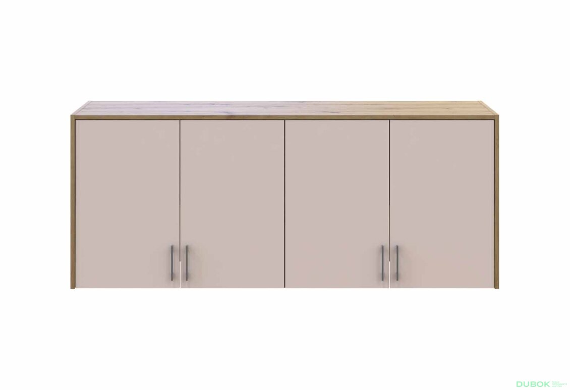 Obrázek 2 - Nástavba Rondi 4 dřevotříska 160x52x65 dub artisan / kašmír