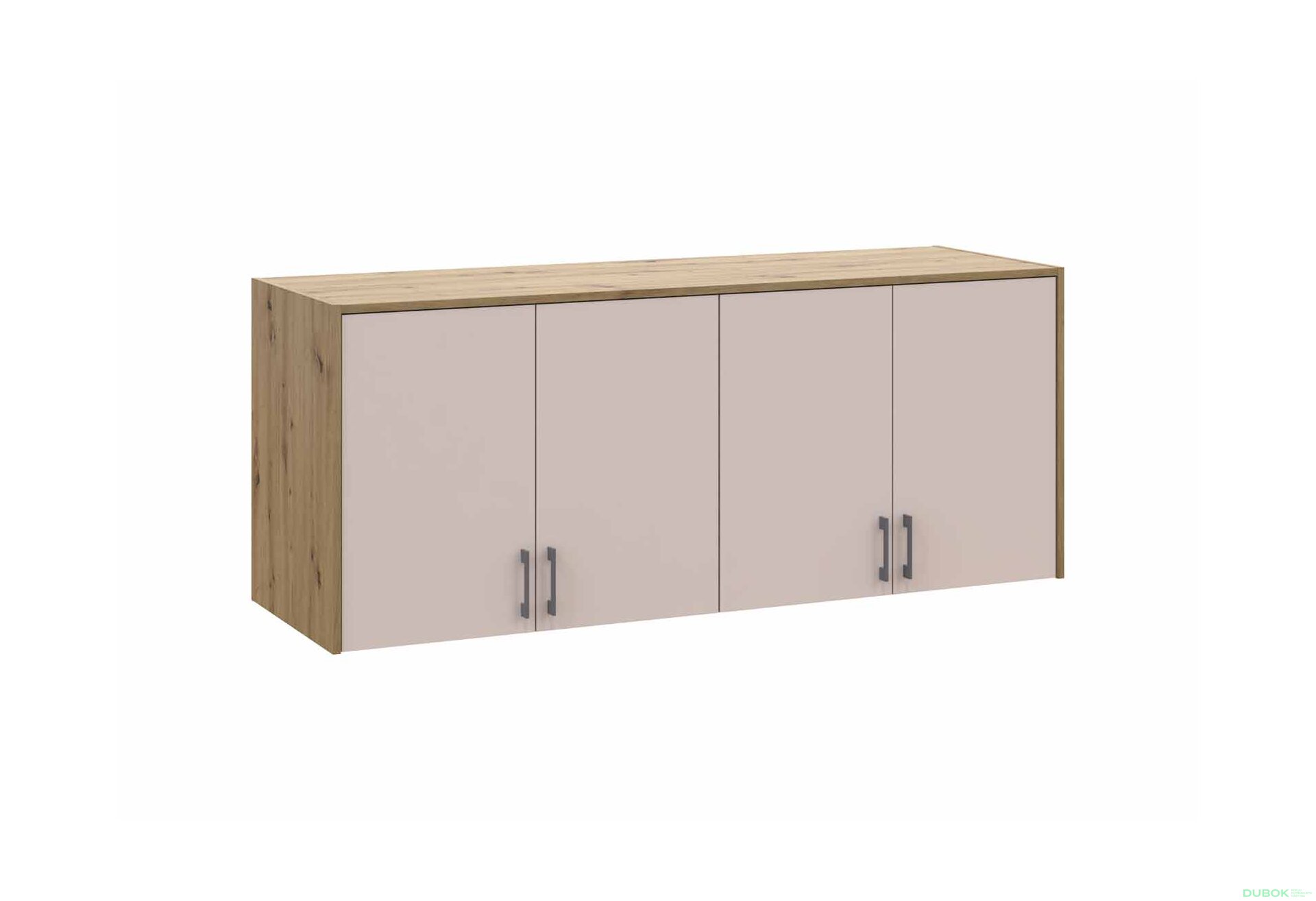 Obrázek 3 - Nástavba Rondi 4 dřevotříska 160x52x65 dub artisan / kašmír