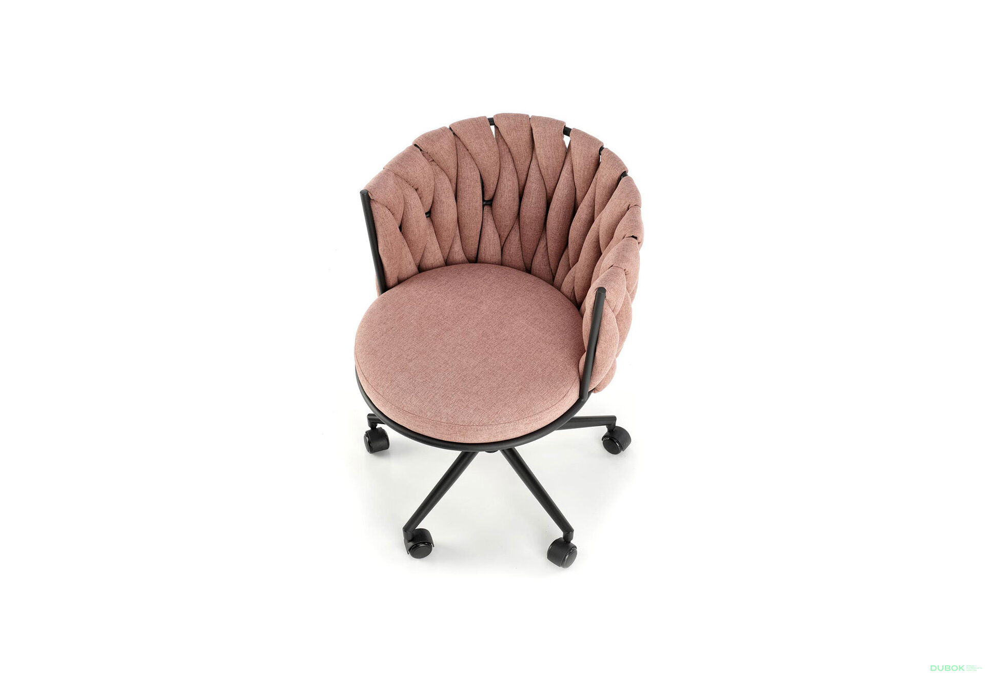 Obrázek 6 - Otočné křeslo Talon růžový