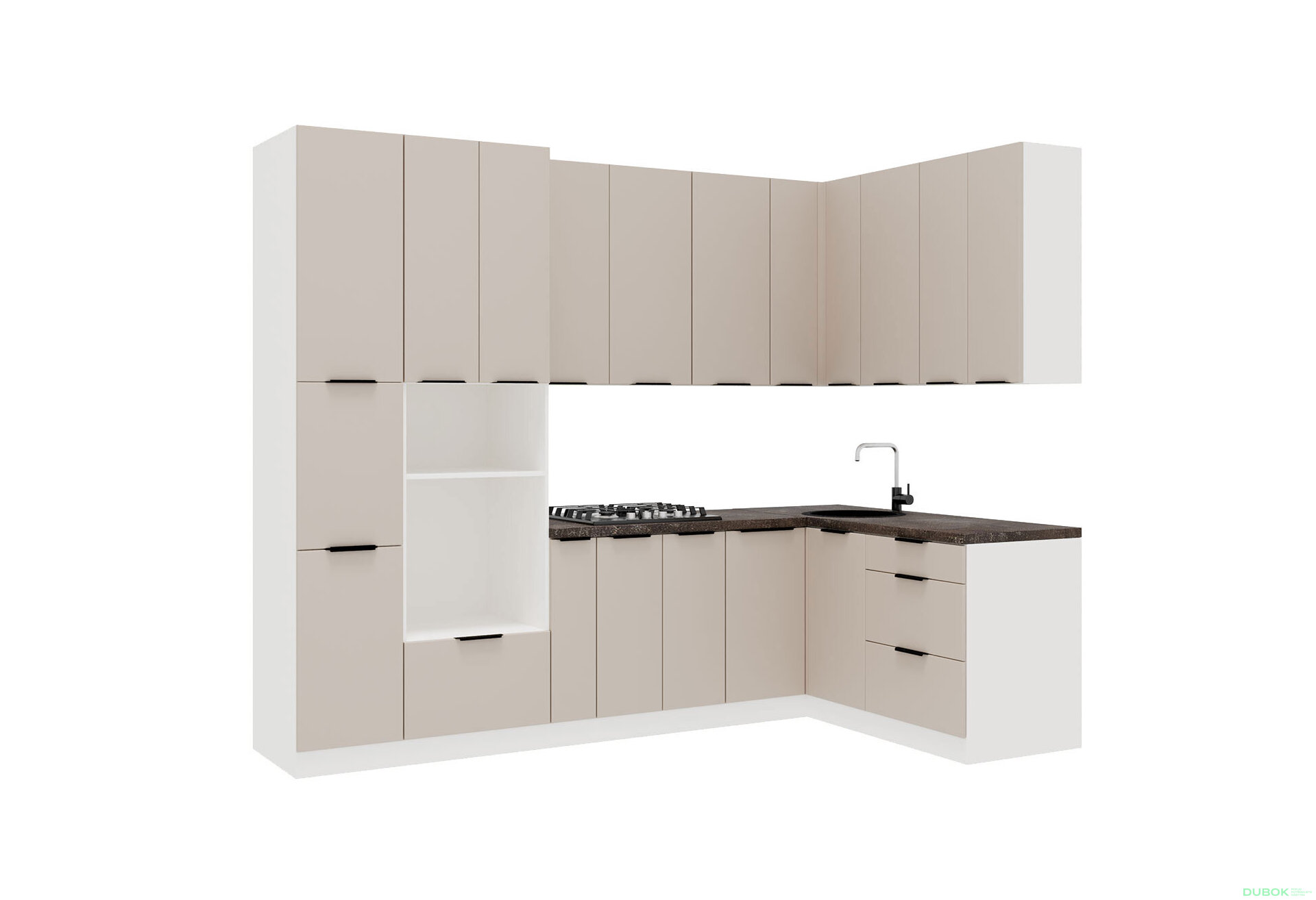 Obrázek 2 - Sada 1.6x2.8 béžový mat Flet Lux