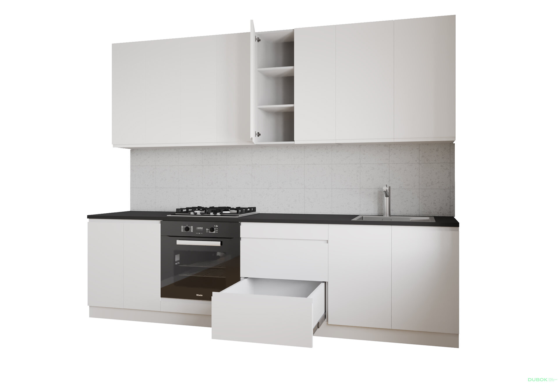 Obrázek 3 - Sada 2.6 k. bílá, f. bílá matná Interno Luxe