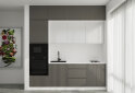 Obrázek 1 - Sada 2.4 Bílá / tmavě šedý lesk, bílý lesk Interno Glaňec Luxe