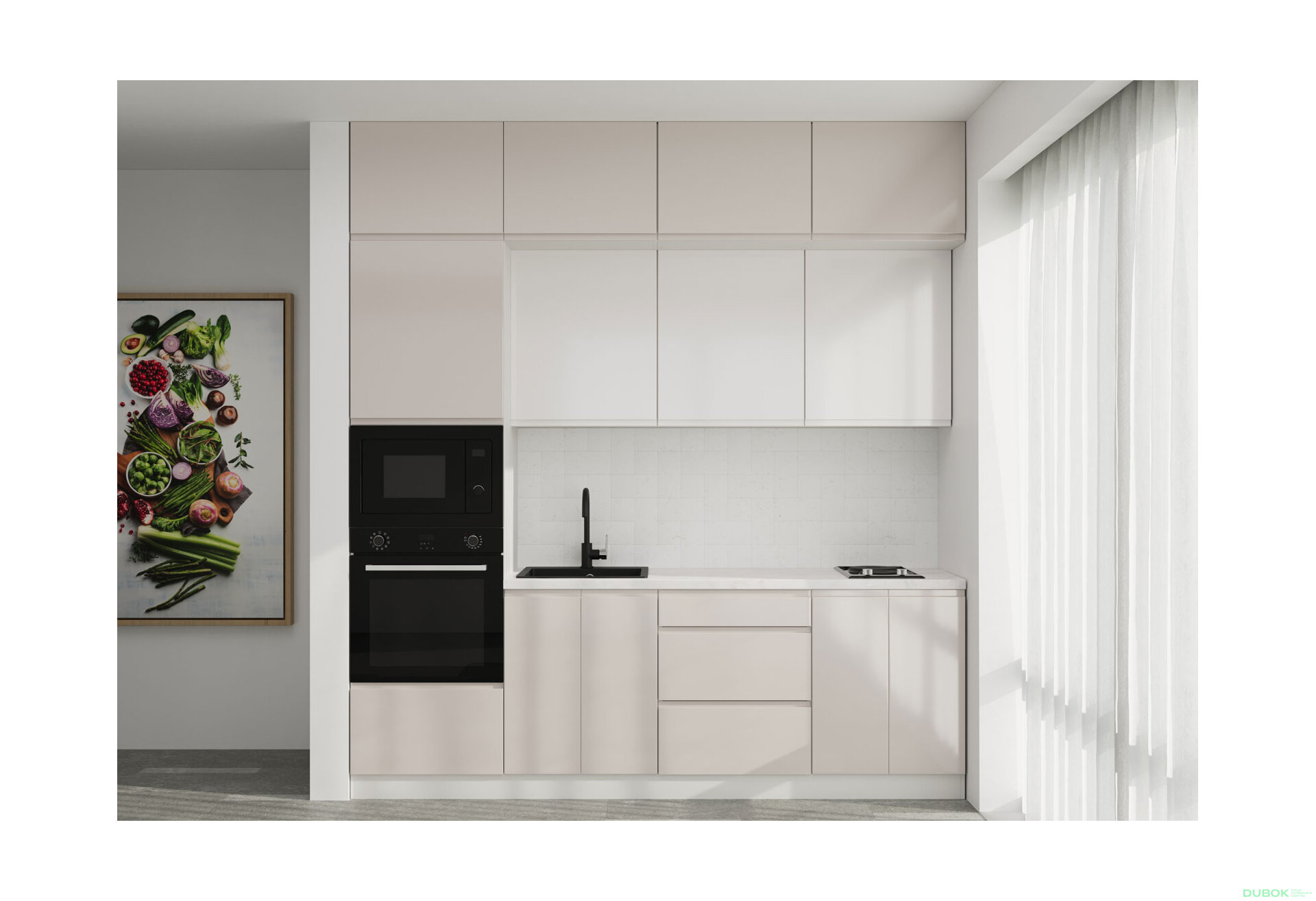Obrázek 1 - Sada 2.4 béžový lesk / mléčný lesk Interno Glaňec Luxe