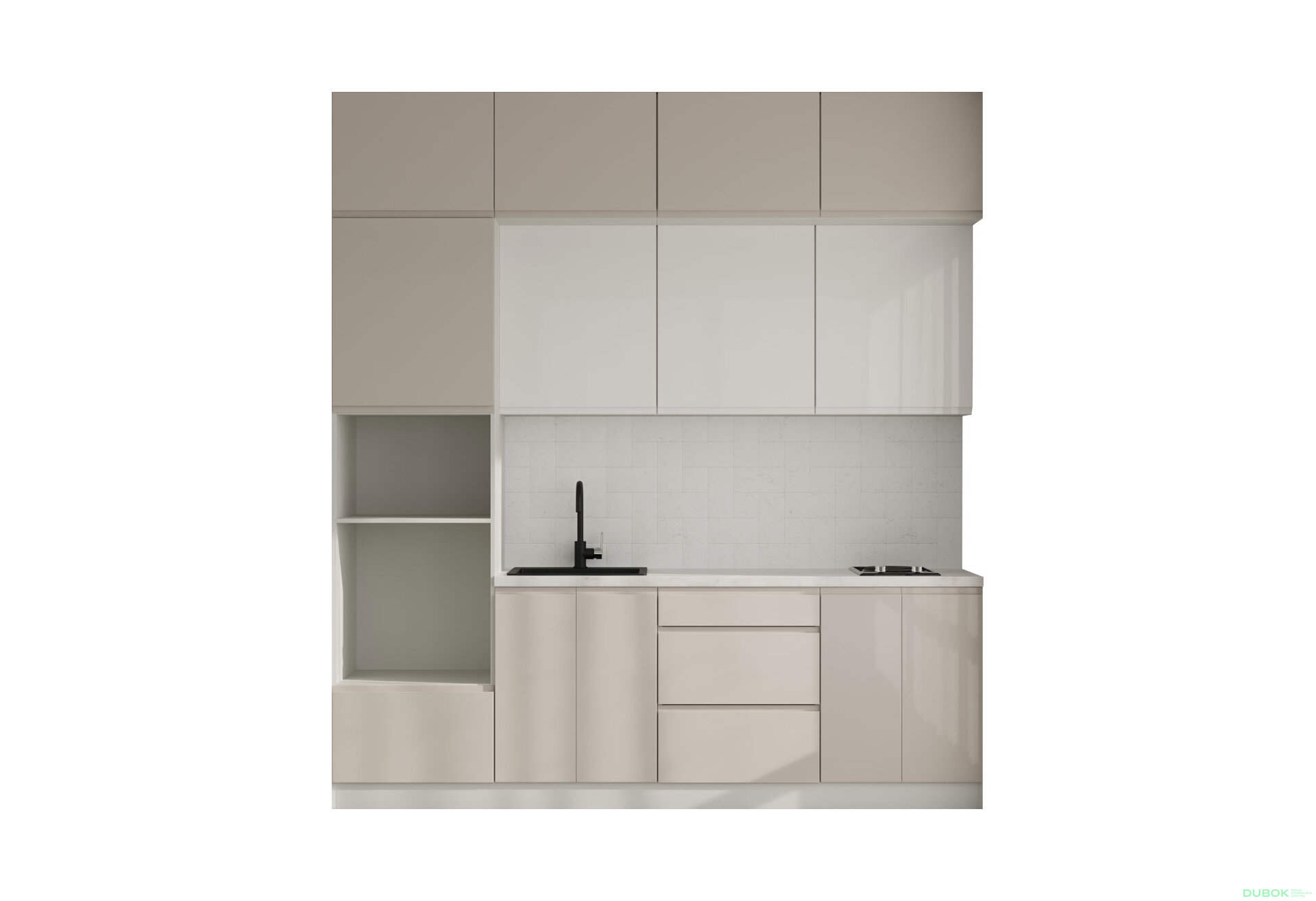 Obrázek 3 - Sada 2.4 béžový lesk / mléčný lesk Interno Glaňec Luxe