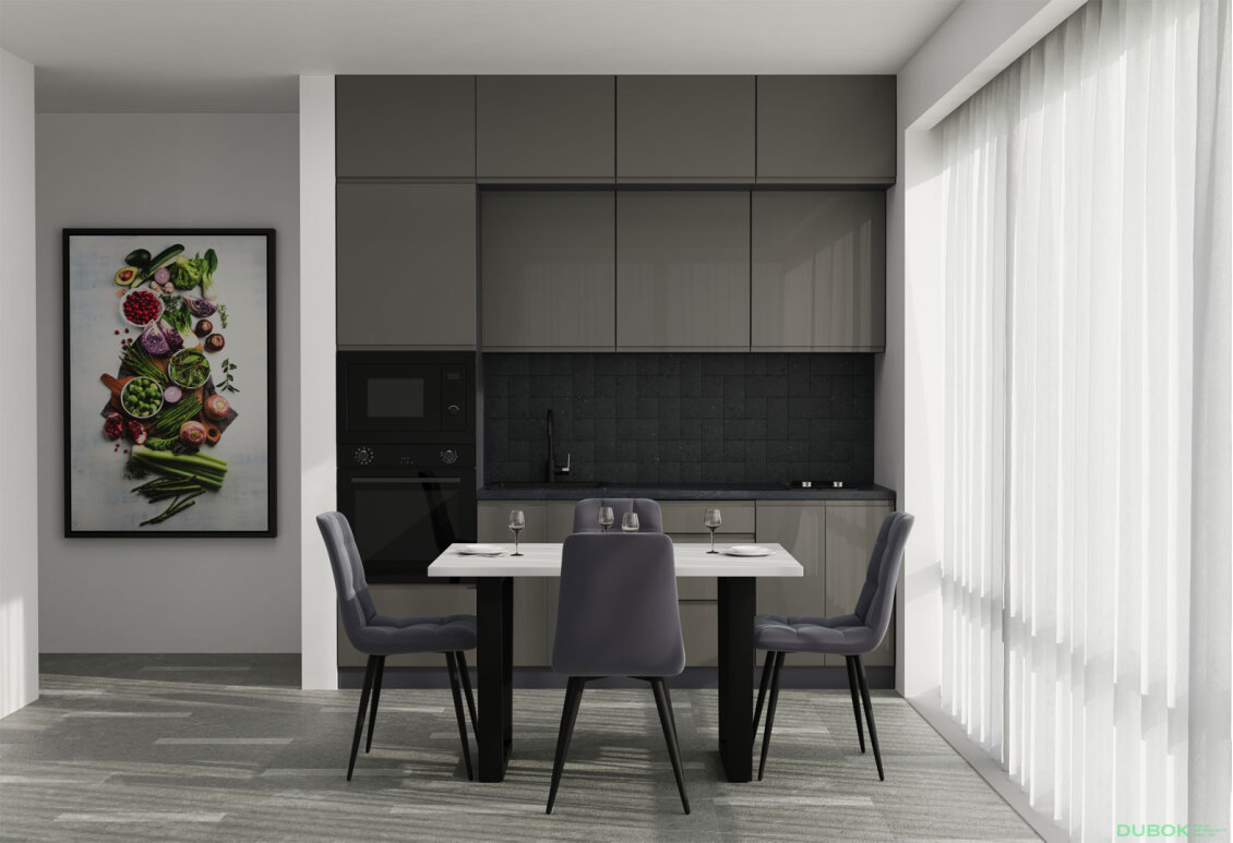 Obrázek 2 - Sada 2.4 Antracit / tmavě šedý lesk Interno Glaňec Luxe