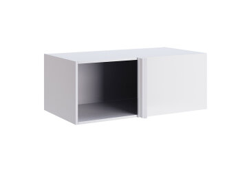 Korpus Nástavec na skříň Roh 90° Bílý lesk Idea