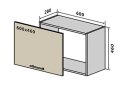 Obrázek 1 - V50 horní skříňka nad digestoř 60 Interno