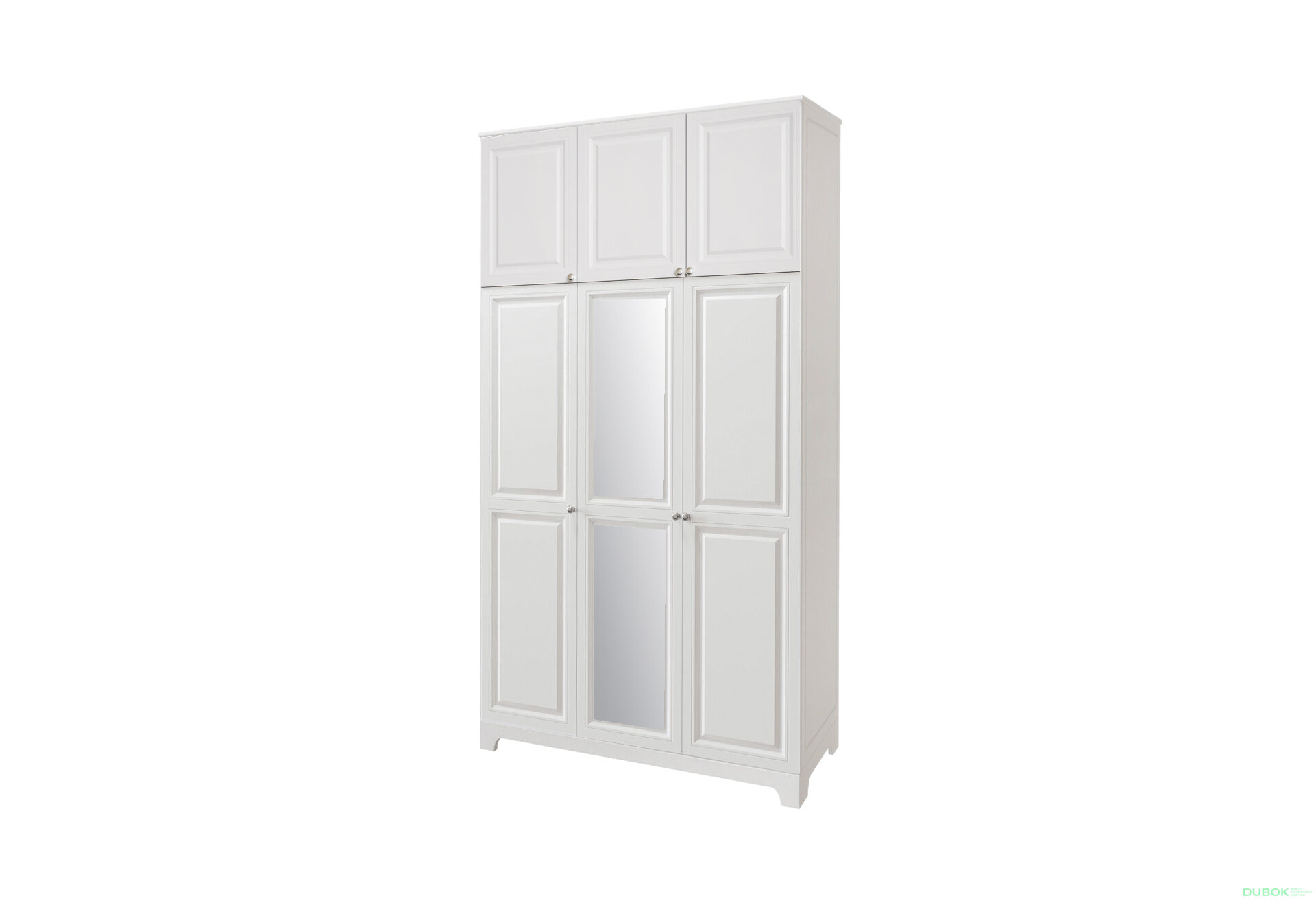 Obrázek 1 - Skříň č. 3 / MDF V.2 + Zrcadlo V.2 + Vysoká nástavba Madrid