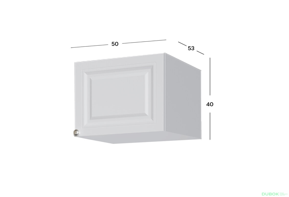 Obrázek 2 - Modul č. 11 + Fasáda F-500*400 V.1 / V.2 Bílá Madrid