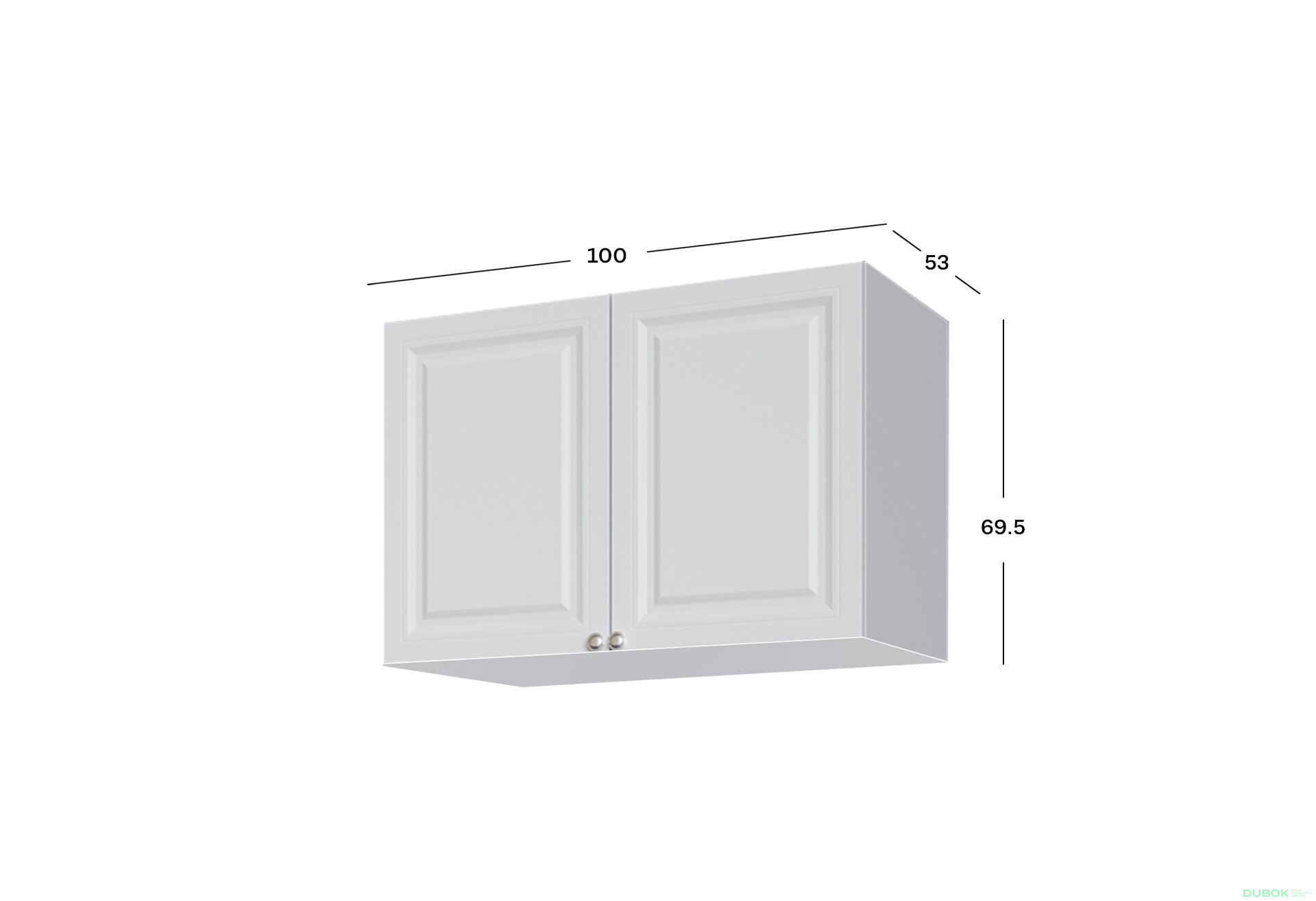 Obrázek 2 - Modul č. 22 + Fasády F-500*695 V.1 / V.2 Bílá Madrid