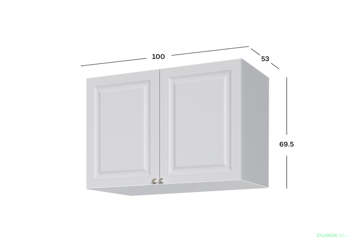 Obrázek 2 - Modul č. 22 + Fasády F-500*695 V.1 / V.2 Bílá Madrid