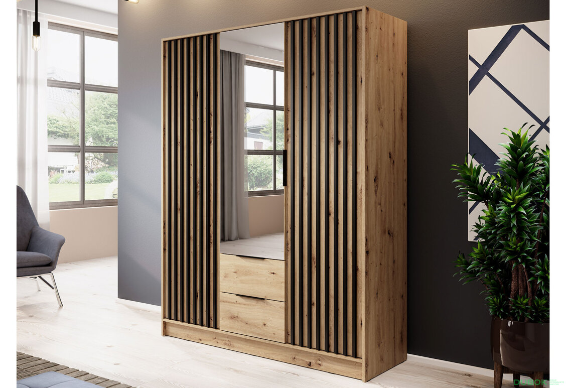Obrázek 3 - Skříň 3D se zrcadlem artisan Nelly