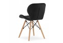 Obrázek 5 - Sada kulatý stůl TODI 60 cm bílý + 2 židle LAGO černé