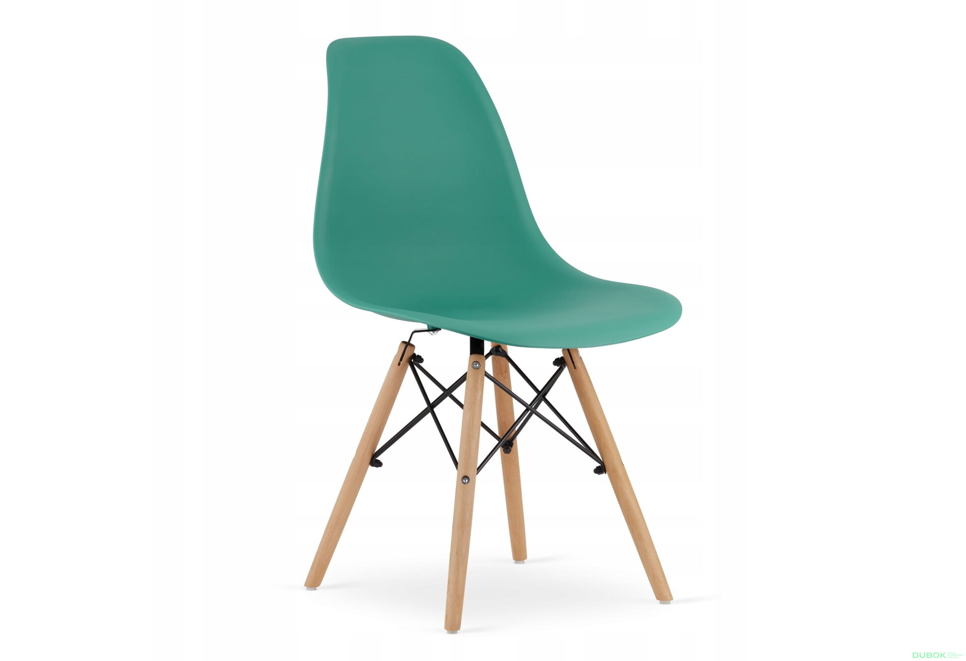 Obrázek 2 - Sada obdélníkový stůl ADRIA 120x80 bílý + 4 židle OSAKA zelené