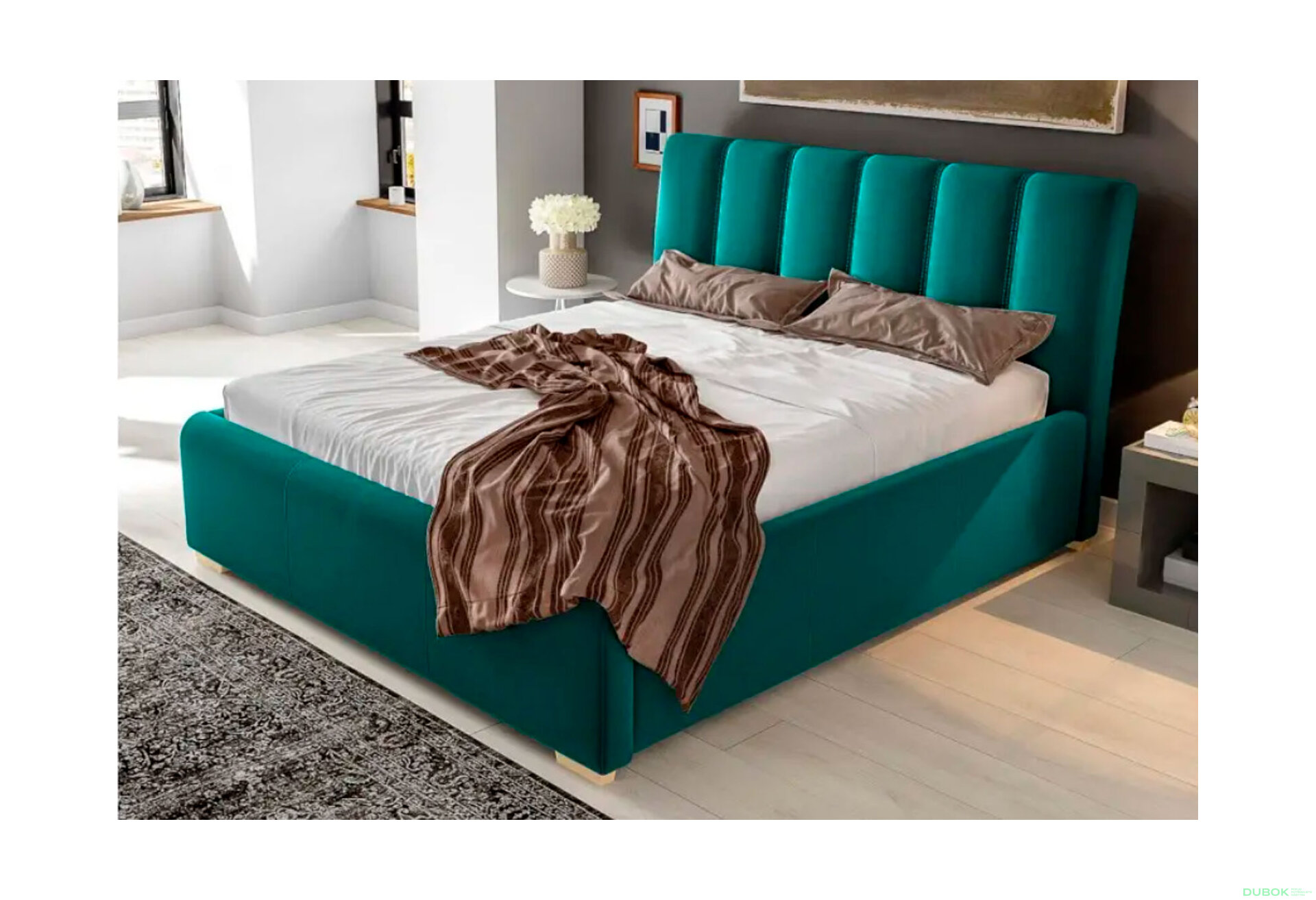Obrázek 2 - Postel Everest 180x200 Matt Velvet 77 Davis G4 Buk