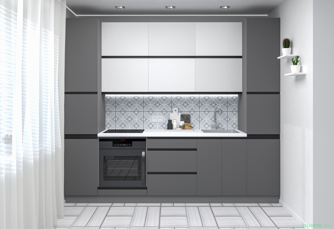 Sada 2.6 v Bílá/Bílá M01, n Šedá/Tmavě šedá M04, pr černá, pl šedá RioLine Luxe / RíóLajn Lux Matný