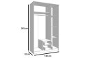 Obrázek 3 - Skříň Simple 3D+2š nymfaea alba