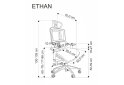 Obrázek 17 - Otočné křeslo Ethan popel