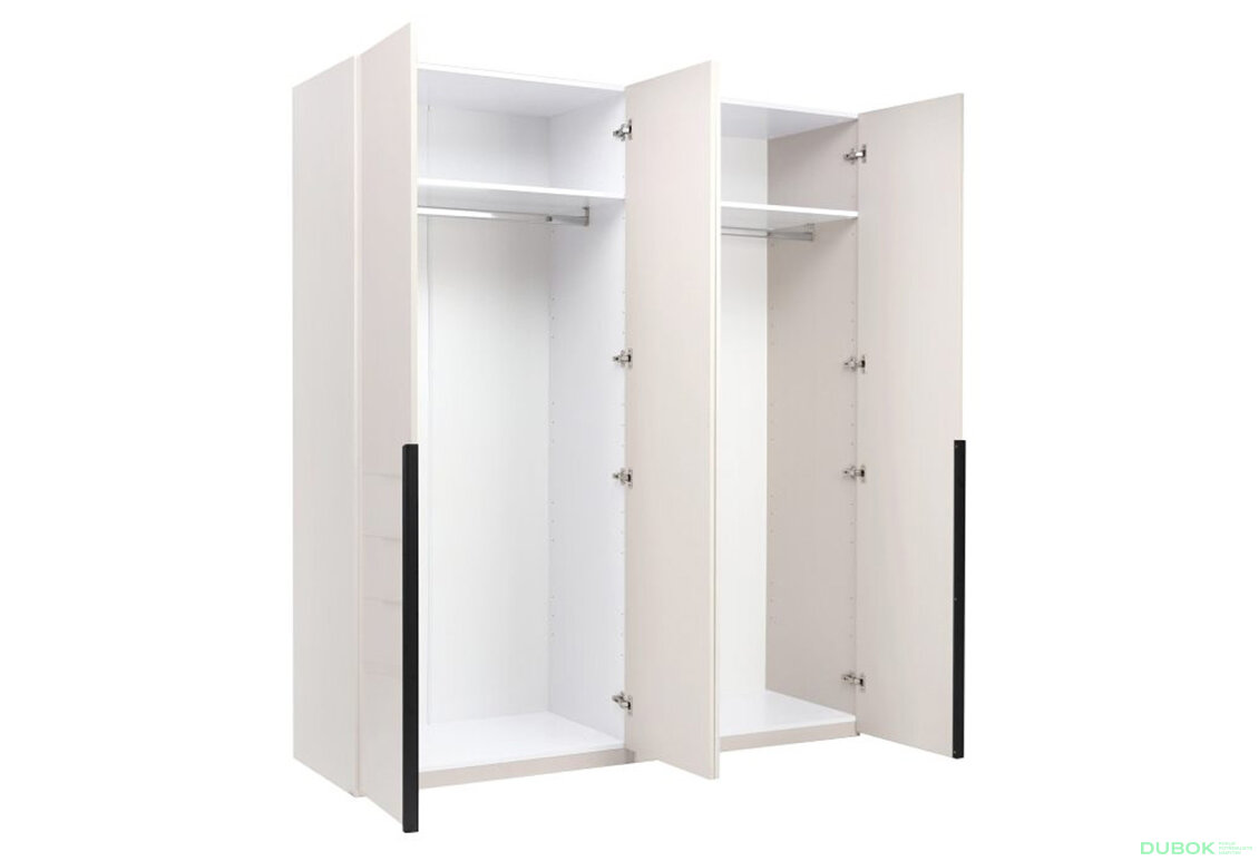 Obrázek 2 - Skříň 4D se zrcadlem, kašmírový lesk Lori
