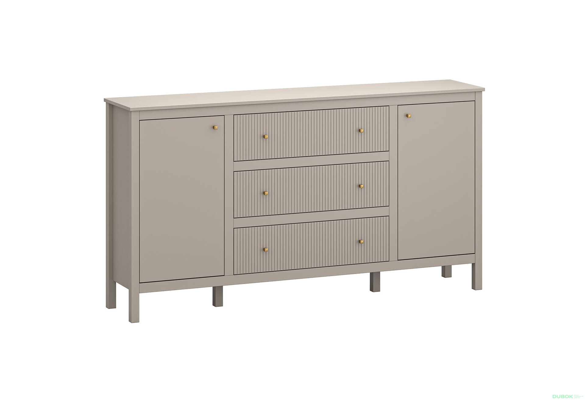 Obrázek 1 - Komoda 2d3s (E) taupe Kleo