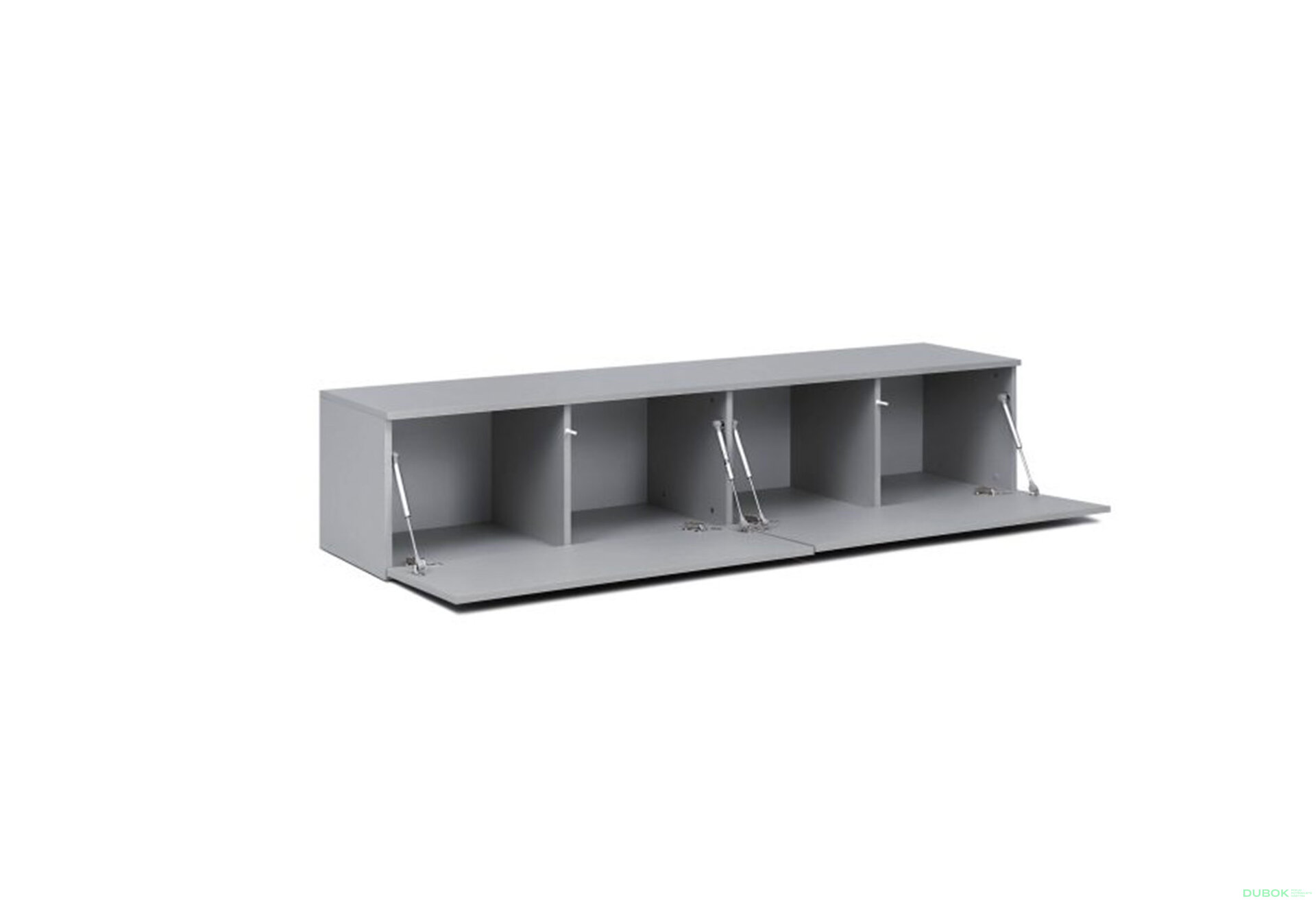 Obrázek 4 - TV stolek 1,75 šedý lávový lesk Legs Box