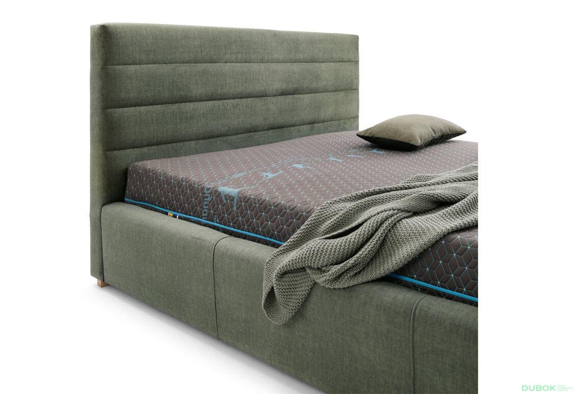 Obrázek 2 - Postel Sylvi 180x200 Vogue 11 SIC G4 Buk, hlavová opěrka 106 cm