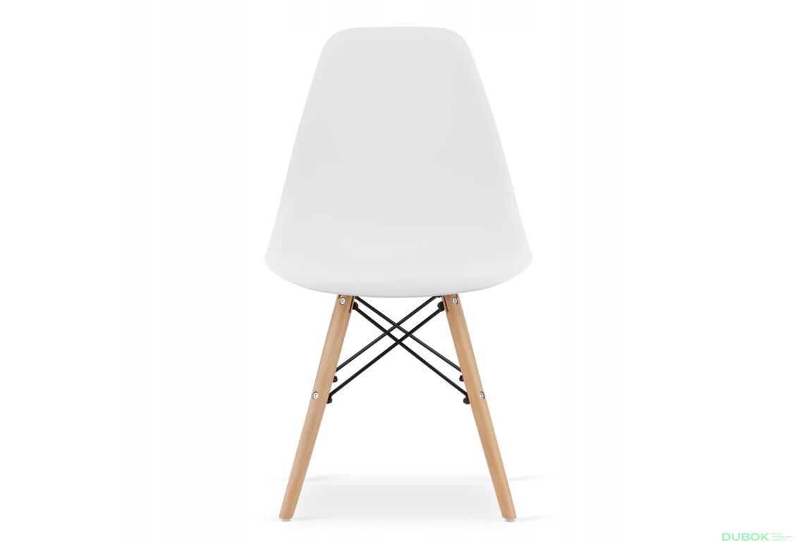 Obrázek 4 - Sada obdélníkový stůl 120x80 dub sonoma + 4 židle OSAKA bílé