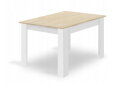 Obrázek 9 - Sada obdélníkový stůl 120x80 dub sonoma + 4 židle OSAKA bílé