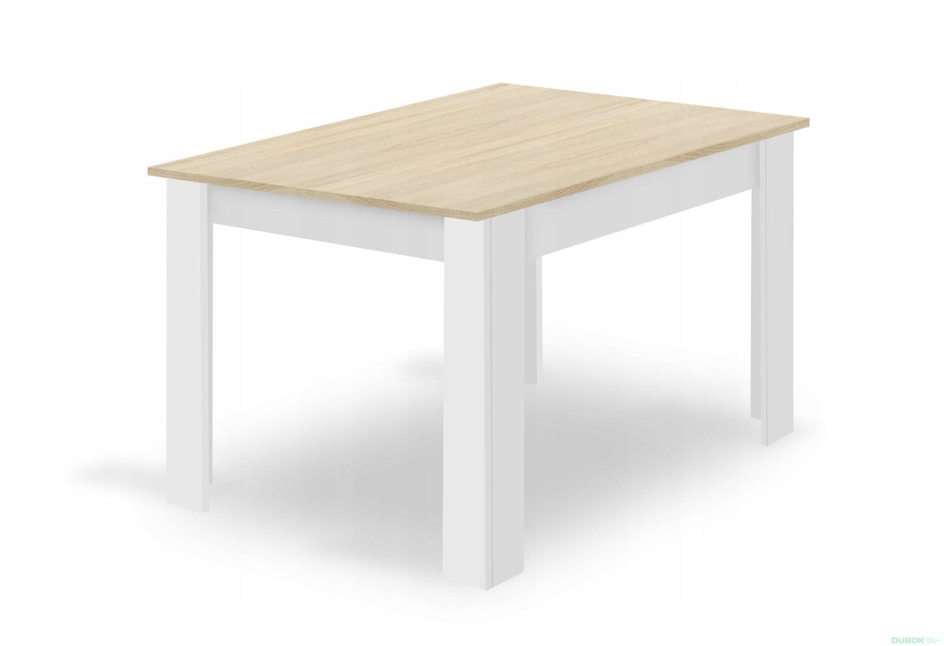 Obrázek 9 - Sada stůl obdélníkový 120x80 dub sonoma + 4 židle OSAKA černé