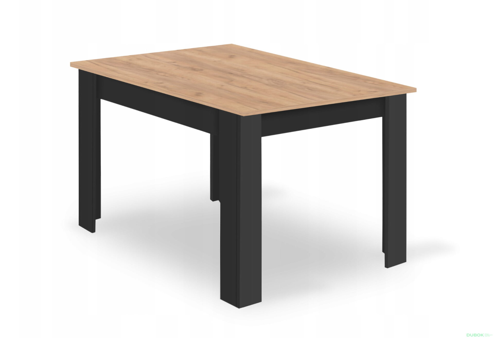 Obrázek 10 - Sada obdélníkový stůl 120x80 craft + 4 židle OSAKA černé