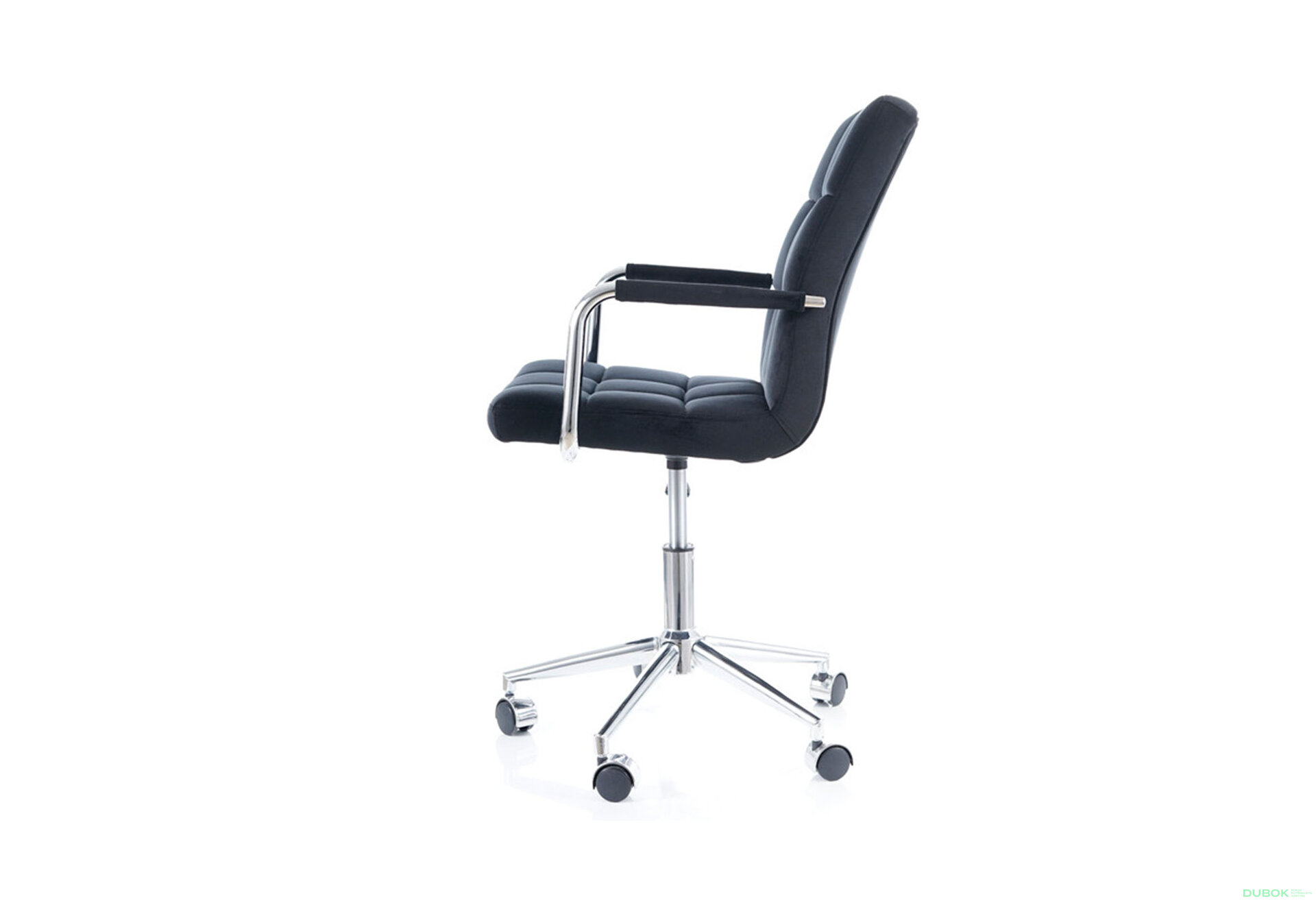 Obrázek 12 - Otočné křeslo Q-022 Velvet, černý Bluvel 19
