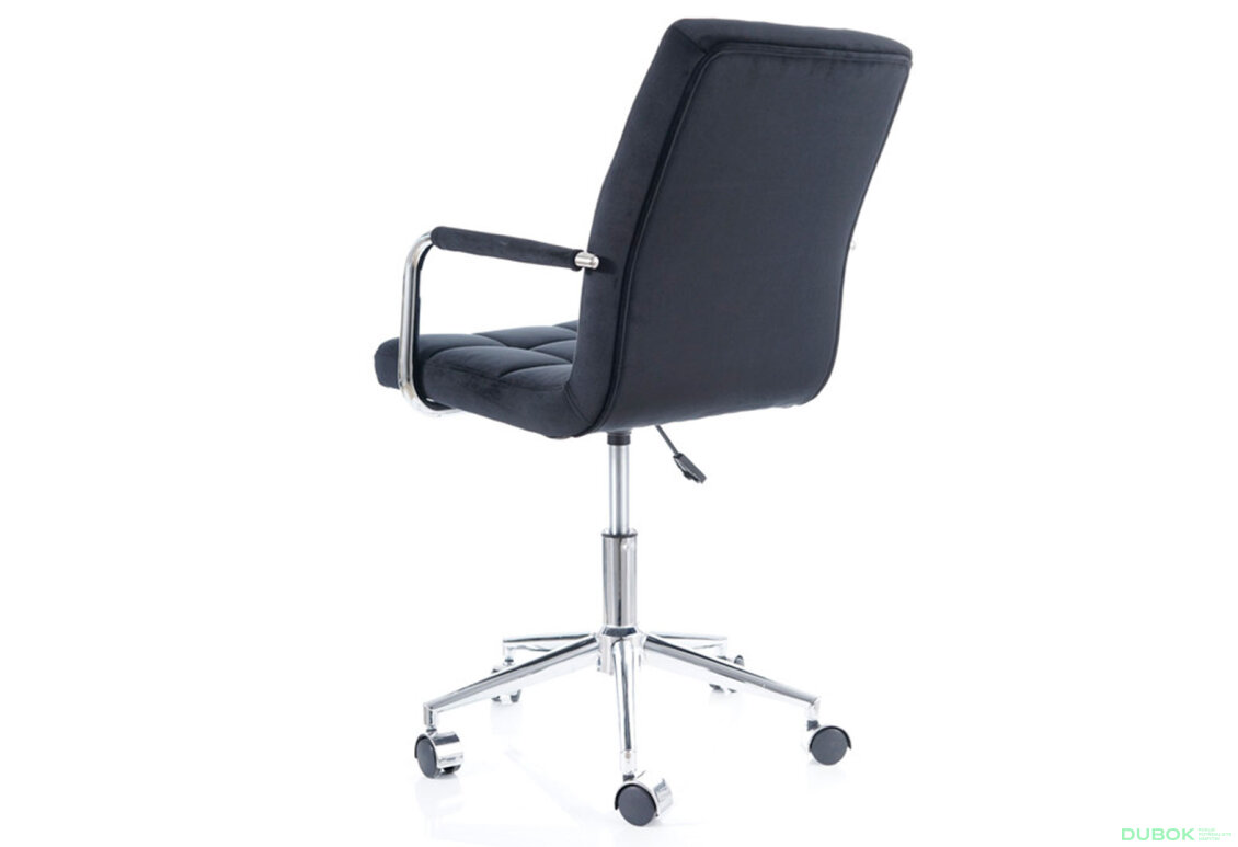 Obrázek 11 - Otočné křeslo Q-022 Velvet, černý Bluvel 19